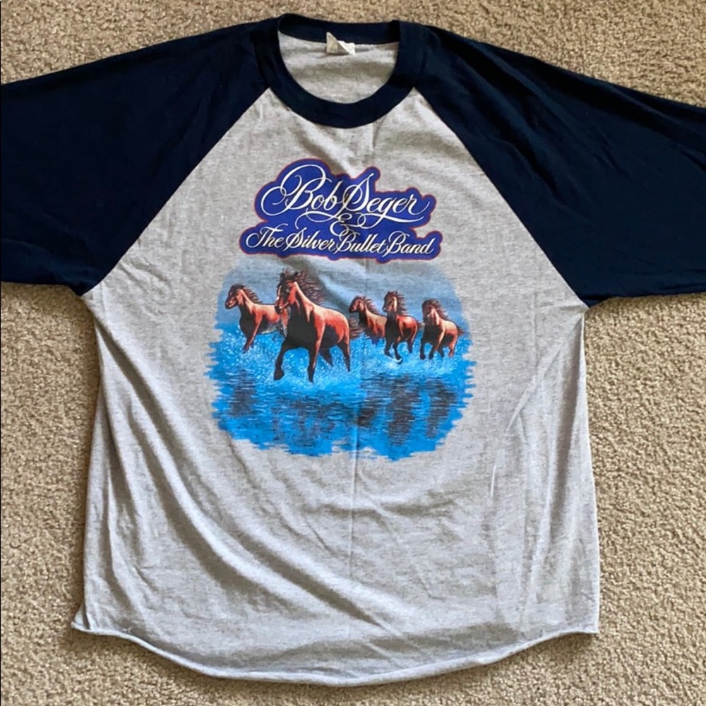 Vintage 1980 BOB SEGER TOUR T SHIRT SIZE XL